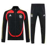 25/26 Germany Black  Retro  Jacket Tracksuit #F12