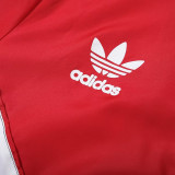 23/24 Man Utd Red Black Windbreaker