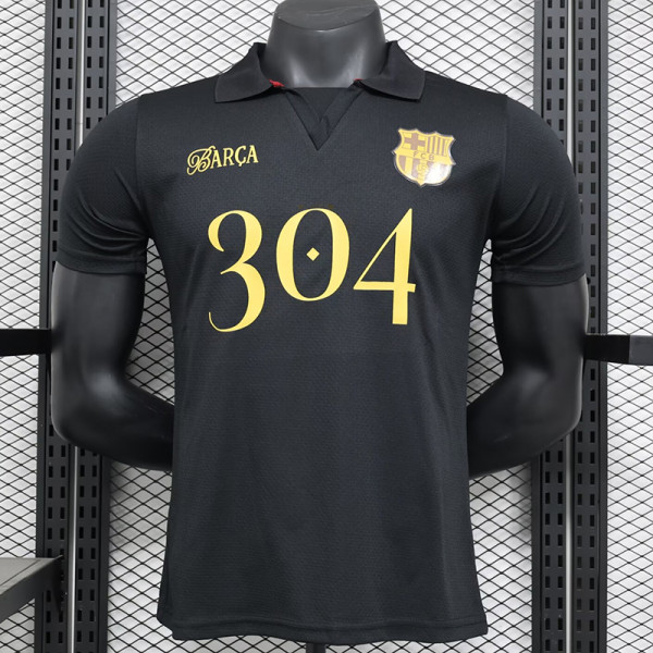 24/25 BAR Black Special Edition Player Version Soccer Jersey