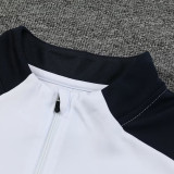 24/25 AD  White Half Zipper Sportswear # 801白(半拉链)