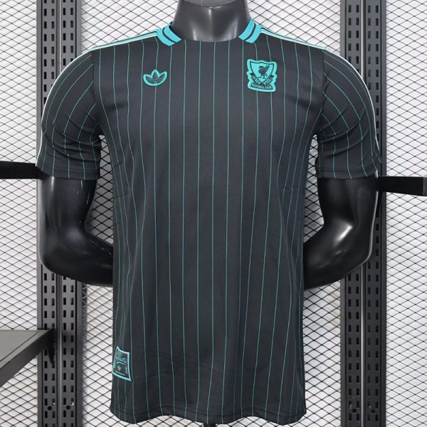 25/26 LIV Leisure Edition Black Player Version Soccer Jersey