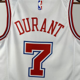 23/24 ROCKETS DUR ANT #7 White City Edition  Top Quality Hot Pressing NBA Jersey