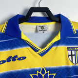 1998/1999 Parma Home  Long Sleeve Retro Soccer Jersey