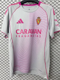 25/26 Zaragoza Special Edition Pink Fans Soccer Jersey