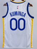 22/23 WARRIORS KUMINGA #00 White Top Quality Hot Pressing NBA Jersey (V领)