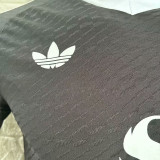 24/25 Man Utd Black Goalkeeper  Player Version Soccer Jersey