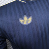24/25 JUV Royal Blue Retro Commemorative Edition Player Version T- Shirt