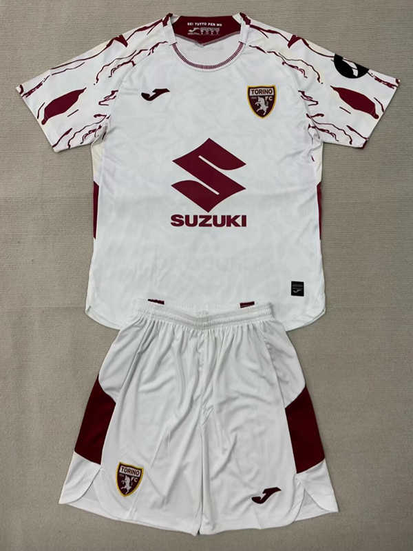 25/26 Torino Away Kids Soccer Jersey