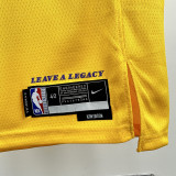 22/23 LAKERS DONCIC'#77 Yellow Top Quality Hot Pressing NBA Jersey