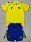 25/26 Cadiz Home Kids  Soccer Jersey