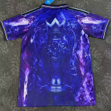 25/26 Man Utd Crown Purple Special Edition Blue  Fans Soccer Jersey