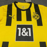 22/23 Dortmund Yellow&Black Stripe Special Edition Fans Soccer Jersey