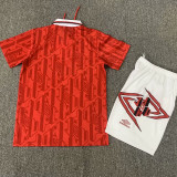 1992/1994 Man Utd Home Kids Retro Soccer Jersey