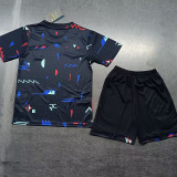 24/25 Portugal Black Kids Soccer Jersey