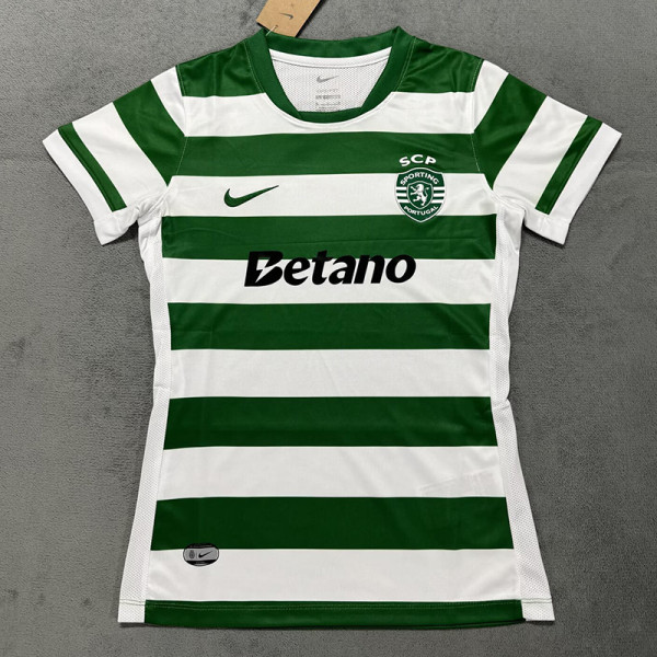 25/26 Sporting Lisbon Home  Women Soccer Jersey#女