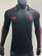 24/25 Man Utd Black Leisure Long Sleeve Player Version Retro Soccer Jersey