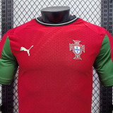 25/26 Portugal Women Home   Player Version   Men's Edition Soccer Jersey
