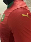 2024 Morocco Home  Player Version Soccer Jersey