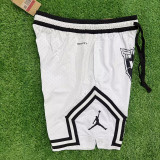 25/26 New Flying Man Casual NBA Edition Digital white shorts#J2409