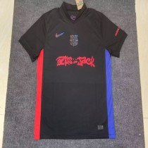 24/25 Premier League Away Joint Advertising Fan Edition Football Jersey（胸前新广告）