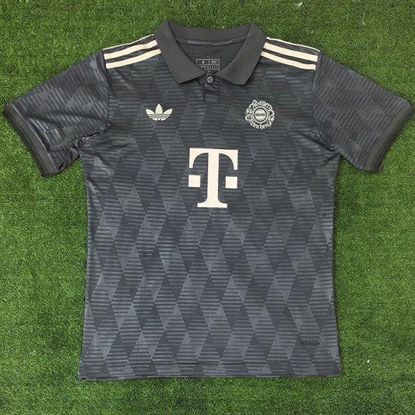 24/25 Bayern Grey Black Oktoberfest Fans Soccer Jersey
