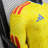 25/26 Colombia Home Long Sleeve Player Version Soccer Jersey