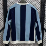 26/27 Argentina Blue Striped Casual Thick Hoody