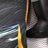 24/25 Argentina Black Water Pattern  Player Version Soccer Jersey