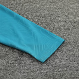 24/25 Marseille Lake Blue Half Pull Tracksuit  (半拉链)