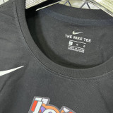 2025 T261 Clippers  LEONARD #12 NK Black  Pure Cotton  Blue T-shirt