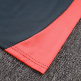 25/26 Bayern Grey Half Pull Tracksuit #B2590 (半拉链)