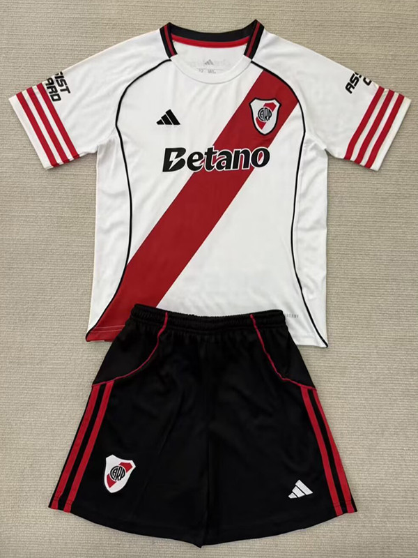 25/26 River Plate Away Kids  Soccer Jersey