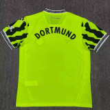 25/26 Dortmund  Fluorescent Green Fans Soccer Jersey