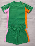 25/26 Derby County F.C Goalkeeper Green Kids  Soccer Jersey