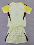 25/26  Inter Miami Light Yellow  Goalkeeper Kids Soccer Jersey