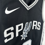 22/23 Sa Spurs PAUL #3 Black Top Quality Hot Pressing NBA Jersey