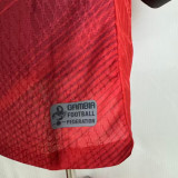 25/26 Gambia Red Player Version Soccer Jersey