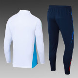 24/25  Italy White Half Pull Tracksuit  (半拉链)