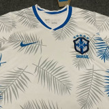 22/23 Brazil White Feather Special Edition Fans Soccer Jersey