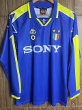 1996/1997 JUV Away Blue Retro Long Sleeve Soccer Jersey (长袖)