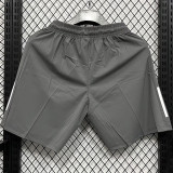 2025 DF2062 AD Grey Casual shorts (灰、裤侧带两白杠）
