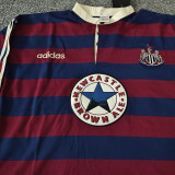 1995/1996 Newcastle Away  Long Sleeve Retro Soccer Jersey