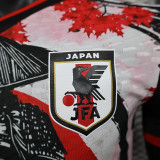 24/25 Japan Red and Black Blade Warriors Player Version Soccer Jersey