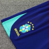 24/25  Brazil  White Blue Wave  Training Short Suit