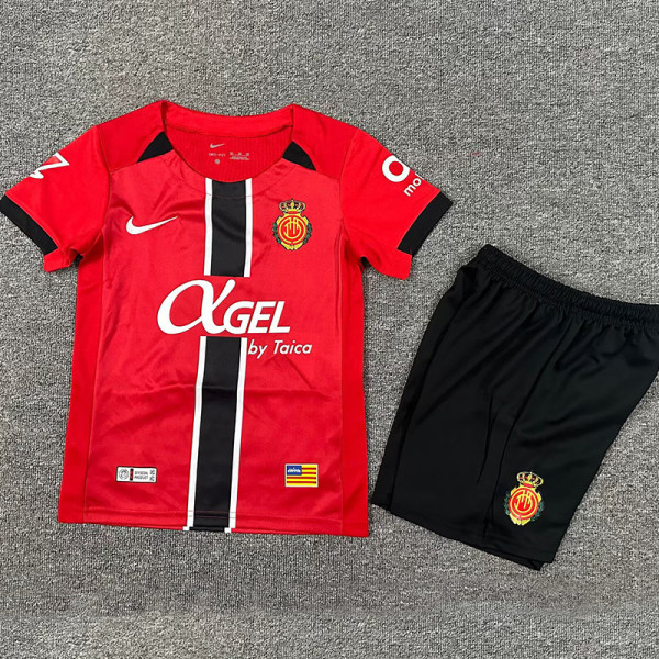 25/26 Mallorca Home Kids  Soccer Jersey