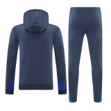 24/25 INT Grey Hooded  Tracksuit