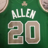 2007/2008 CELTICS ALLEN #20 Green Retro Top Quality Hot Pressing NBA Jersey