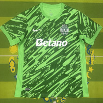 25/26 Sporting Lisbon Ｇoalkeeper Green Fans Soccer Jersey