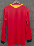 2013 Spain Home  Long Sleeve Retro Soccer Jersey