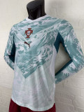 26/27 Portugal Away White Player Version Long Sleeve Soccer Jersey